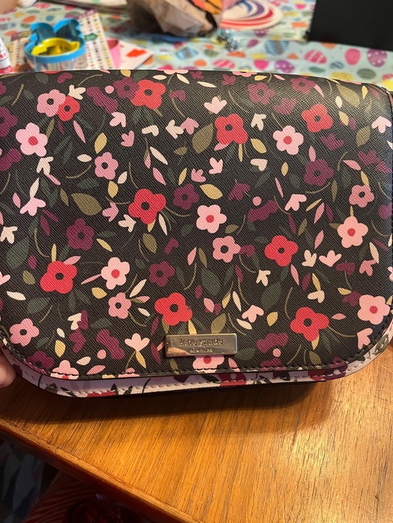 kate spade Handbags - kate spade Floral Crossbody Bag in Black, Pink & Red